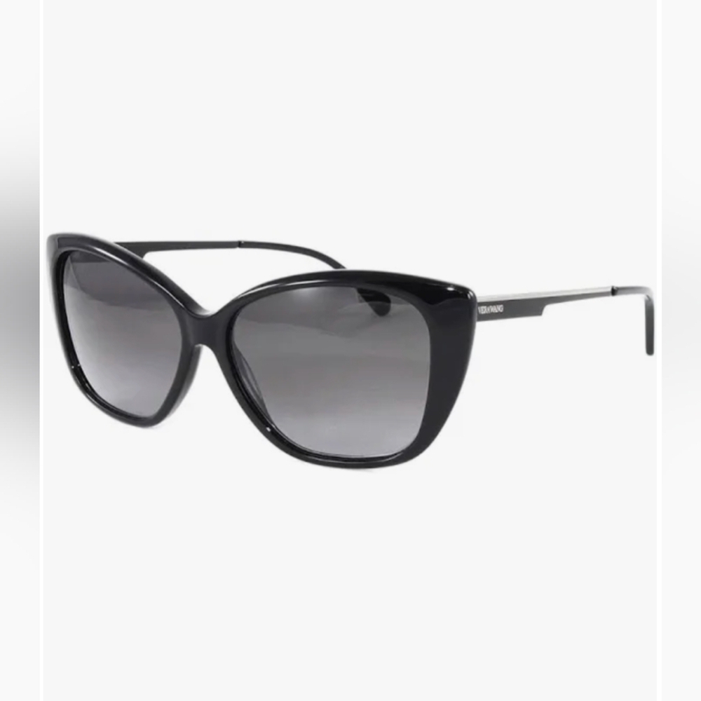 Vera Wang Sunglasses Black Cat Eye 54-13-140 gradient lense UVA UVB Protection - Picture 2 of 8